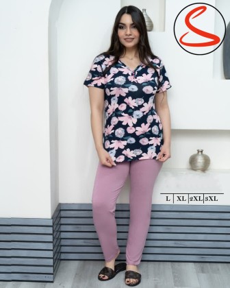 بلوز و شلوار خانگی 2XL کدS25501