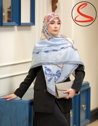 روسری سیا اسکارف کرم کد C25725