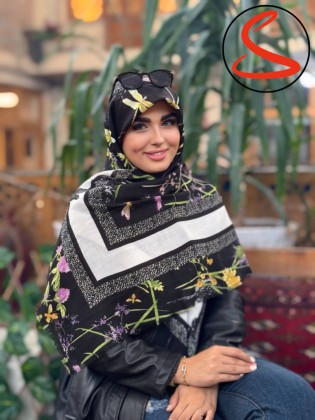روسری نخی یونیک مشکی کد C25872