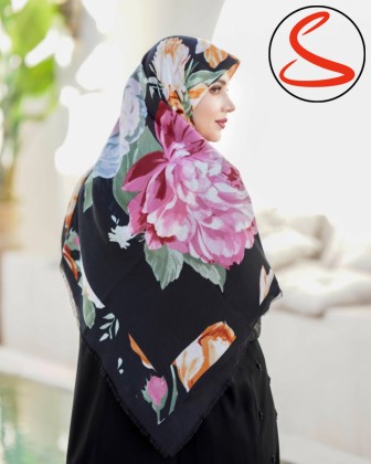 روسری نخی یونیک گلدار چند رنگ کد C26040