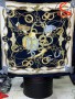 روسری ابریشم ژاکارد وارداتی سرمه ای کد C26180