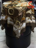 روسری ابریشم ژاکارد وارداتی موکایی کد C26194