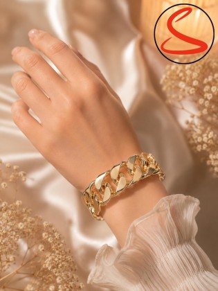 دستبند طرح زنجیر کد C26446