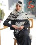 روسری ابریشمی مشکی کد C26467