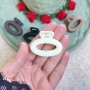 گل سر طرح بیضی بسته 4 عددی کد C24003