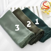 روسری نخ کریشه زیتونی کد C24787